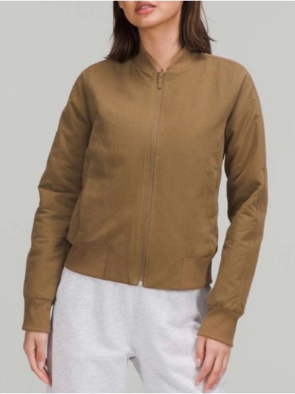 Lululemon Non-Stop Cotton Bomber Jacket Artifact 8 NWT